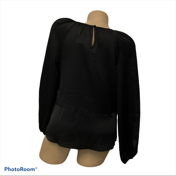 INC International Concepts Black Keyhole Top NWT - Picture 2 of 3